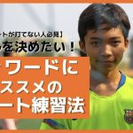 サッカーでゴールを決めたい！フォワードにオススメのシュート練習法