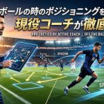 【図解】「オフザボールの時のポジショニングを教えて」に現役コーチが徹底解説！サッカーが上手くなりたい！オフザボールの動きが苦手なあなたへ